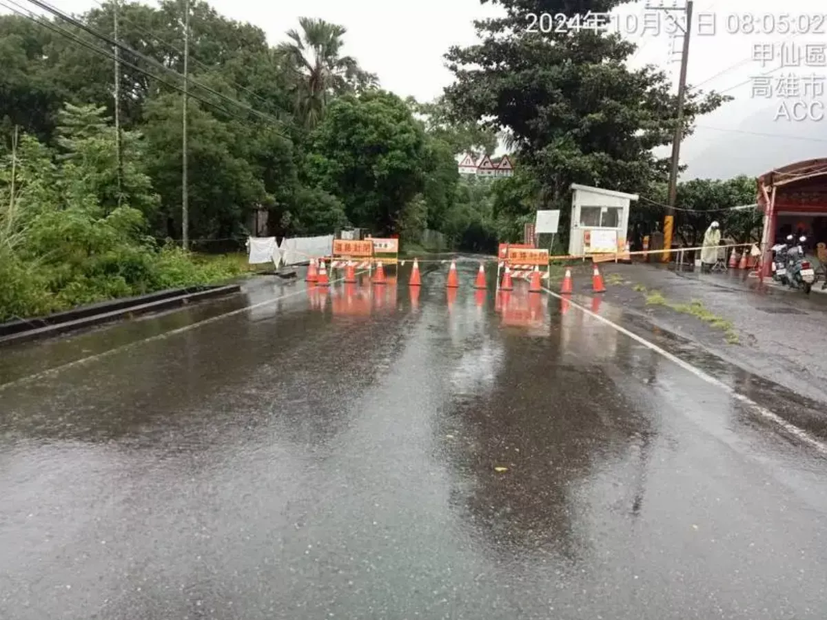 天兔颱風影響 公路局晚間起預警性封閉6路段